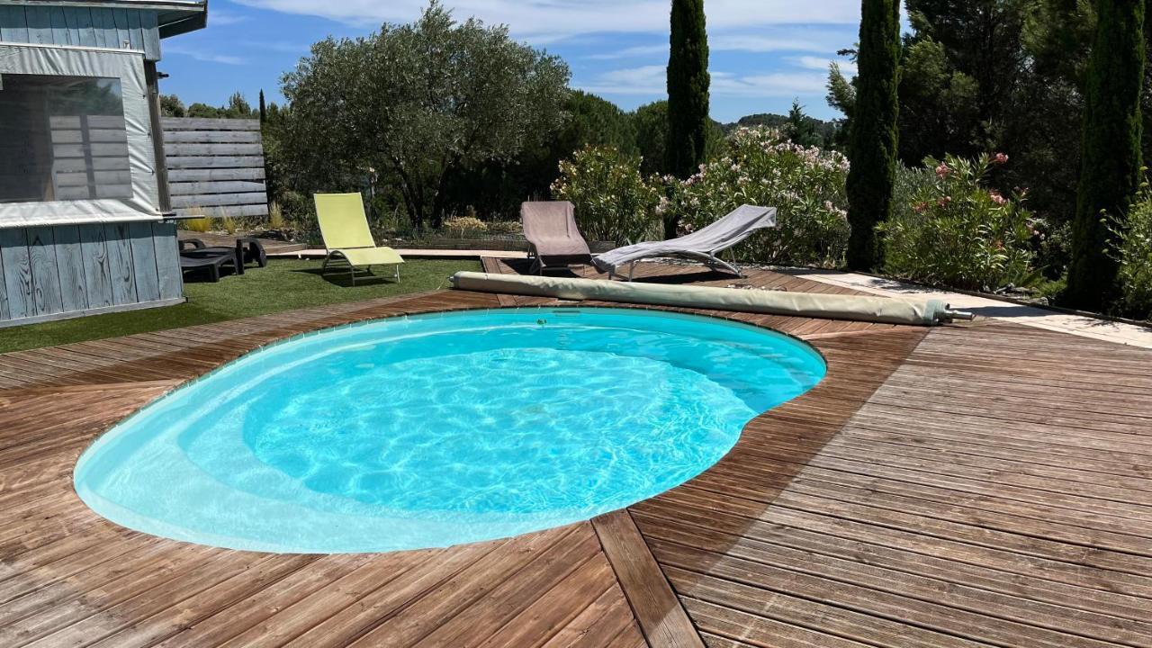 Chambre Tropicale Au Domaine De L'Aven Villeneuve-Minervois Extérieur photo
